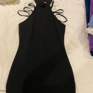 Brand New Tobi Mini Black Bodycon Dress